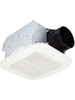 New Ventilation Fan 1.5-Sone 100-CFM White Bathroom Fan